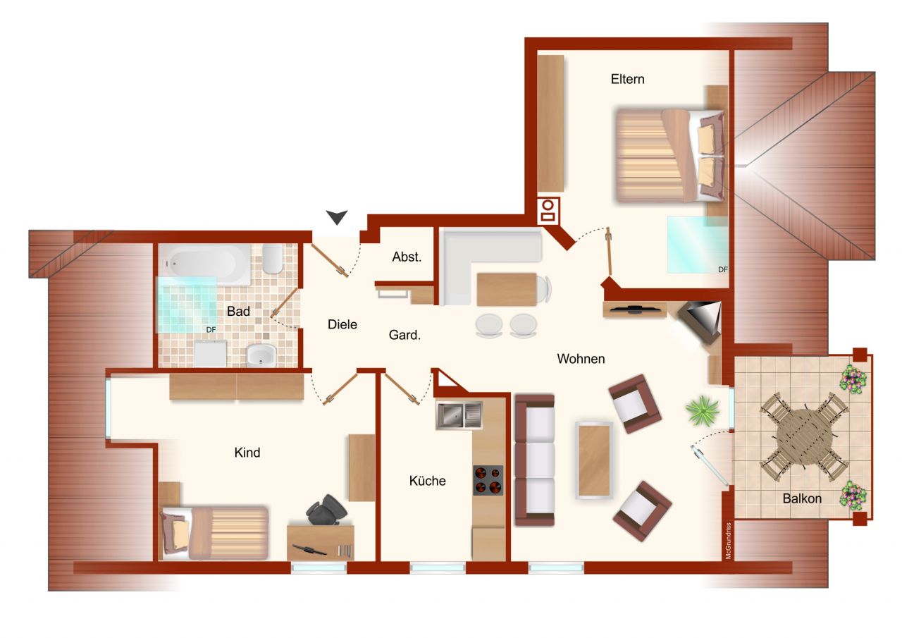 VERKAUFT - Schöne 3-Zimmer-Wohnung mit Balkon in begehrter Wohnlage von Sonneberg OT Hönbach