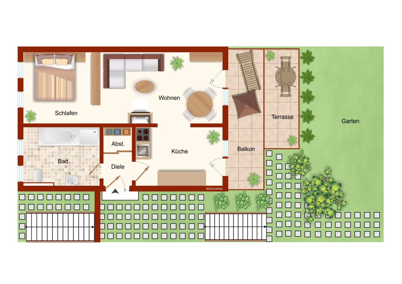 VERKAUFT - Traumhafte Wohnung mit eigenem Garten und toller Terrasse - Bestlage am Mahnberg!