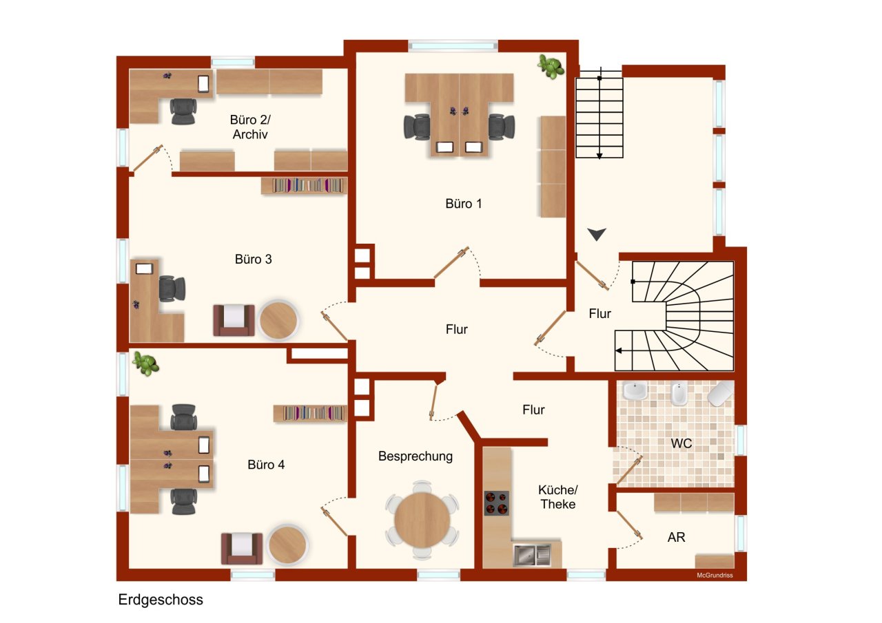 Top-saniertes Wohn- u. Geschäftshaus in ruhiger Stadtlage!