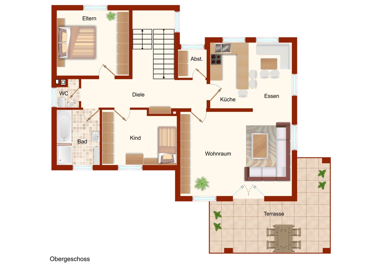 VERKAUFT -Großzügig Leben - Einfamilienhaus mit ELW am Mahnberg!
