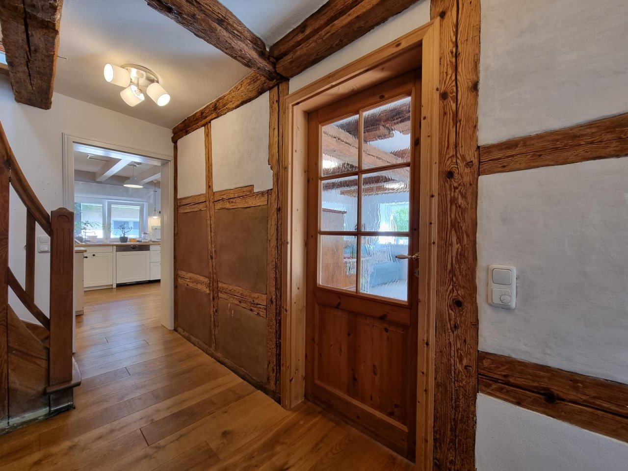 VERKAUFT - Ökologisch sanierter Dreiseithof auf ca. 2000 m² Grund südlich von Coburg!