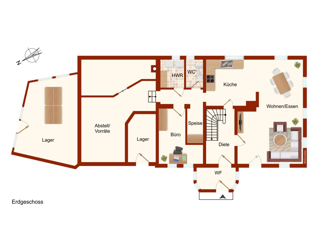 VERKAUFT - Ökologisch sanierter Dreiseithof auf ca. 2000 m² Grund südlich von Coburg!