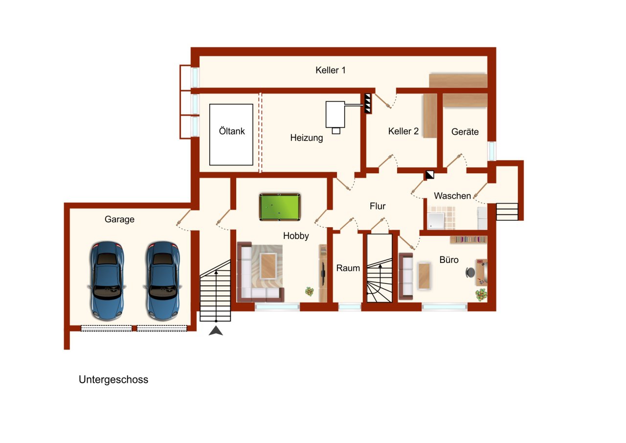 Verkauft - Gepflegtes Wohnen mit Doppelgarage im begehrten Stadtbusbereich von Coburg!