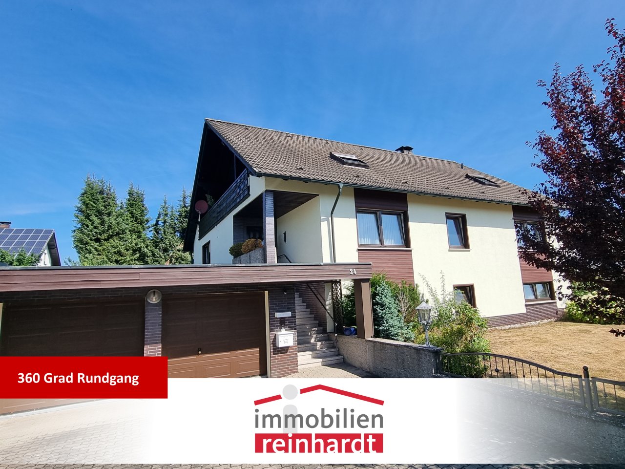 Verkauft - Gepflegtes Wohnen mit Doppelgarage im begehrten Stadtbusbereich von Coburg!