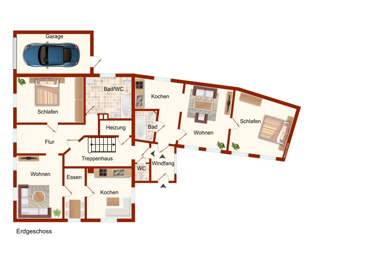 VERKAUFT - 4-Familienhaus + bezugsfreies Einfamilienhaus! Anlage und/oder Eigenbezug, beides top