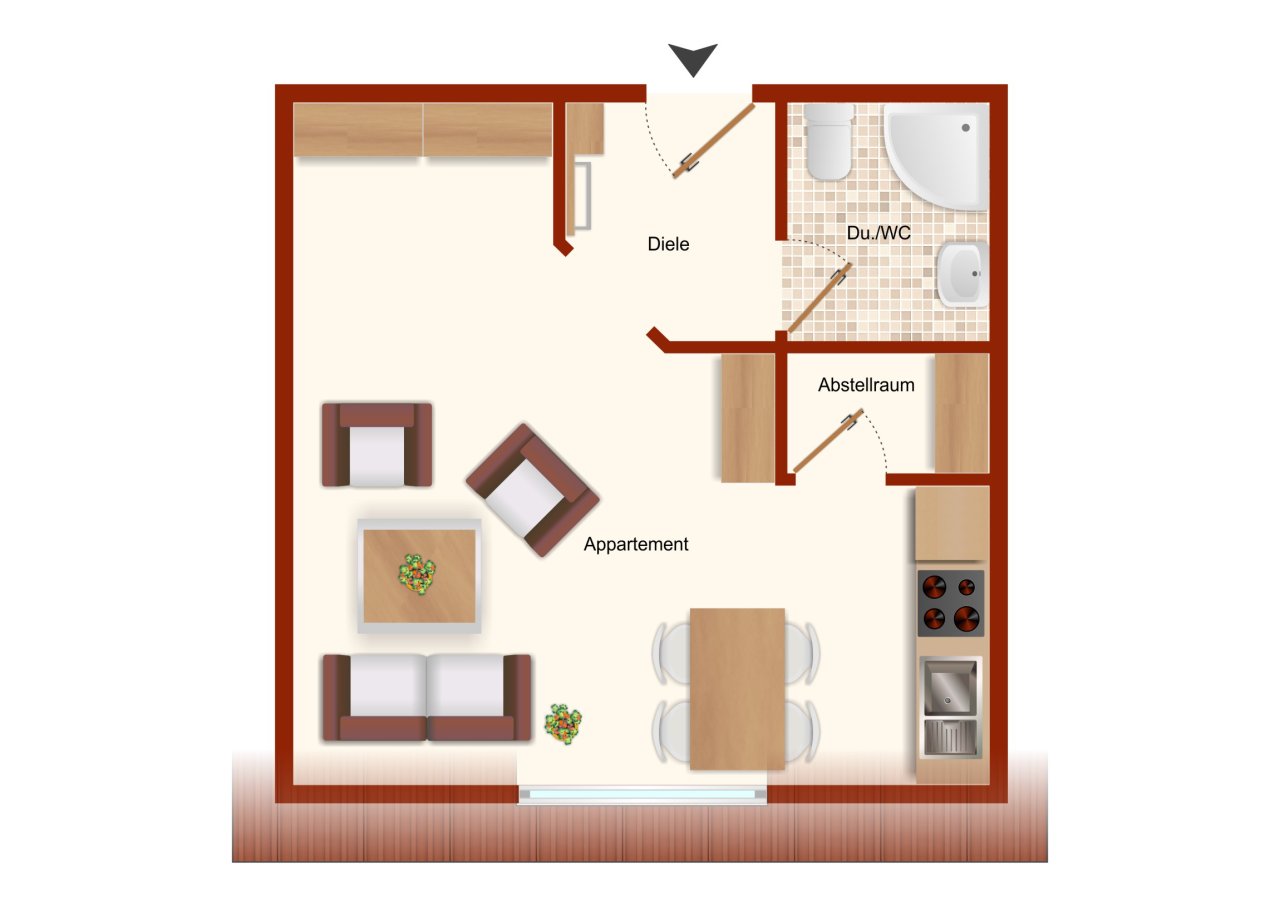 VERKAUFT - Hübsches Wohlfühl-Appartement in sehr gepflegter Wohnanlage, Baujahr 1998!