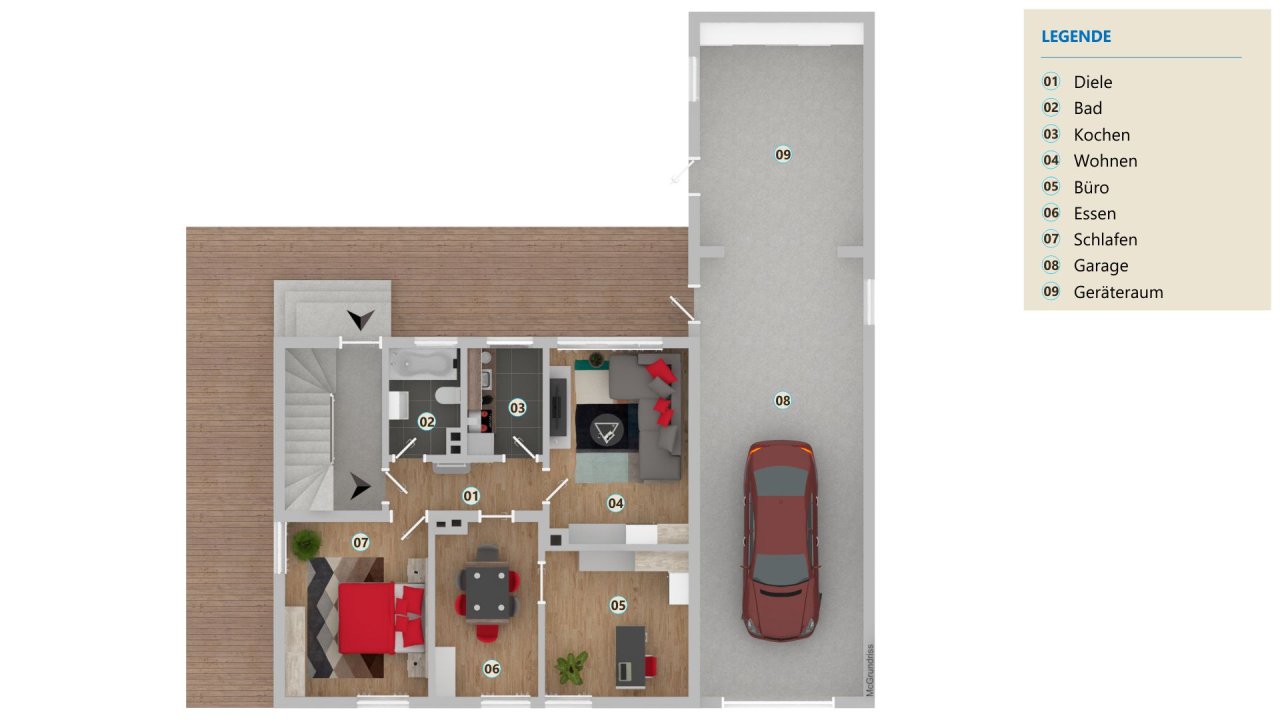 VERKAUFT - Harmonisches Wohnhaus mit faszinierender Dachterrasse!