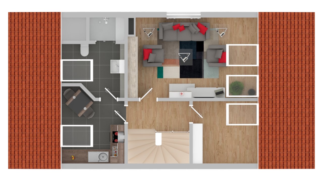 VERKAUFT-Reihenendhaus in Dörfles-Esbach: Nah zur Stadt, fern vom Stress