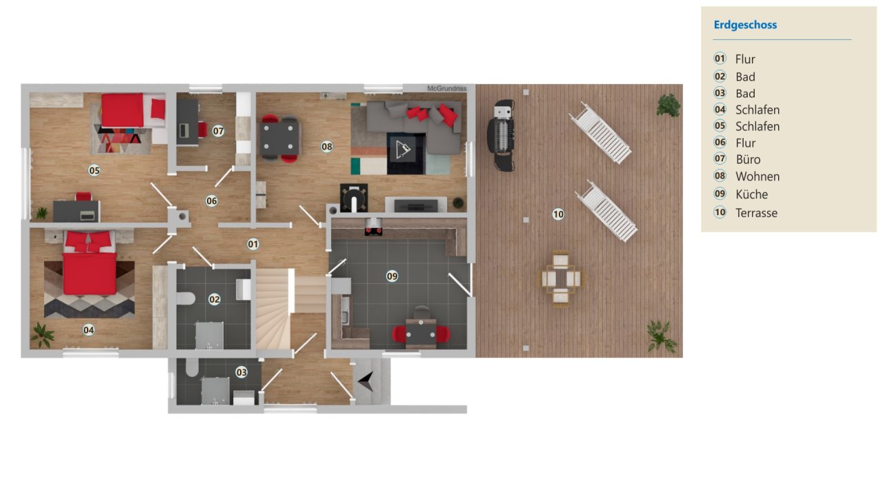 VERKAUFT - Hübsches Haus mit 2 Balkonen, Dachterrasse, Nebengebäude und schönem Garten