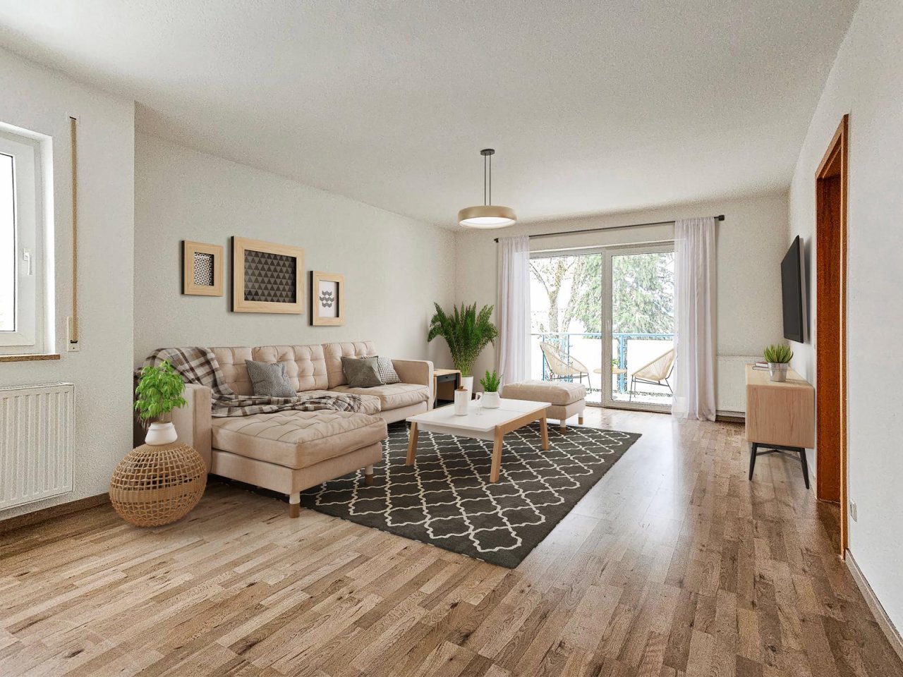 VERKAUFT - Lichtdurchflutete 3-Zimmer-Wohnung mit Balkon, Fahrstuhl & TG-Stellplatz!