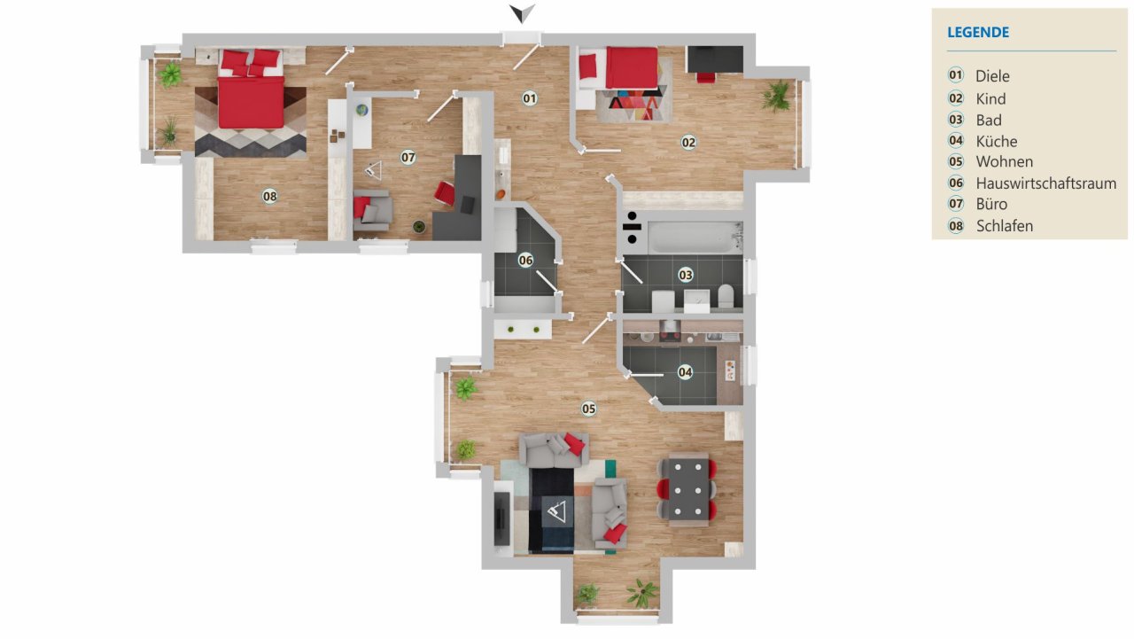 VERKAUFT-Großzügig und modern Wohnen in TOP-Lage!