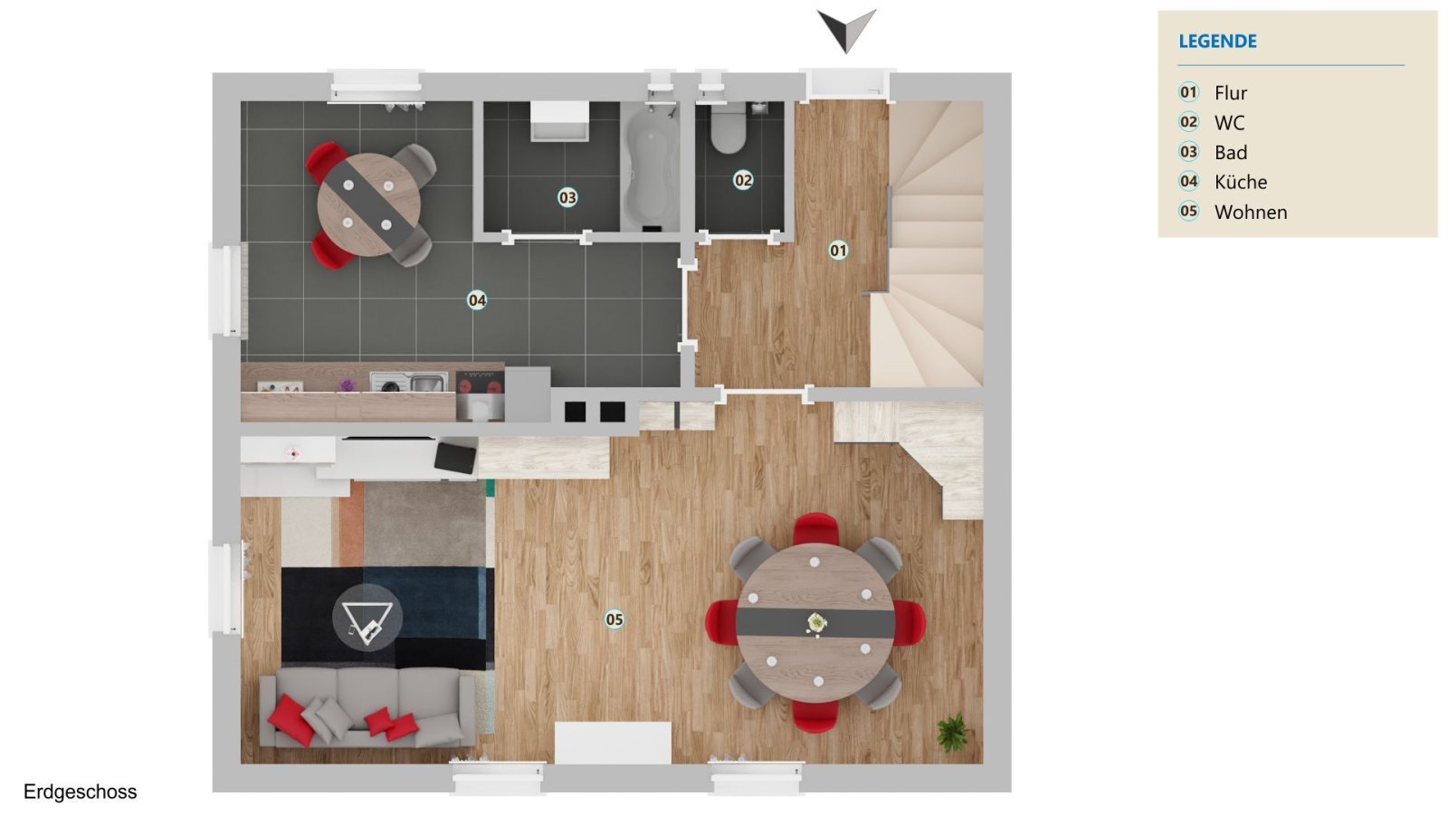 VERKAUFT-Behaglich Wohnen über den Dächern Coburgs!