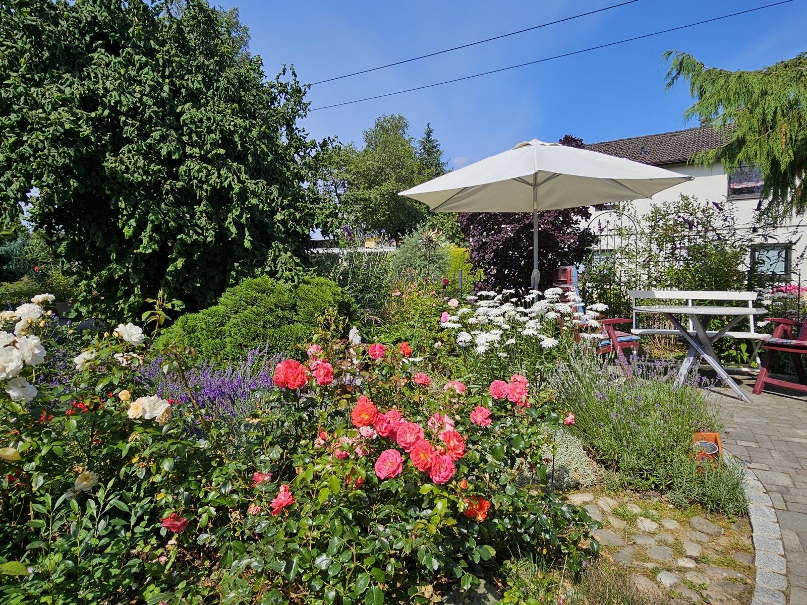 VERKAUFT - Eine traumhafte Idylle für Individualisten! 100 Rosenstöcke und schnelles Internet!