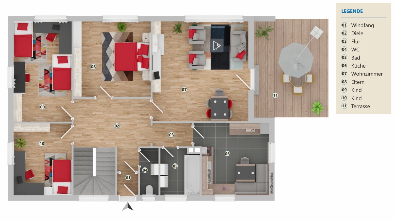 Verkauft - Walmdach-Bungalow in Massivbauweise auf sonnigem Grundstück!