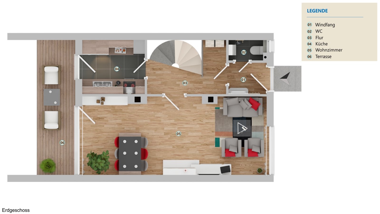 VERKAUFT-Modern, klein & fein - bezugsfreie DHH in guter Stadtlage!