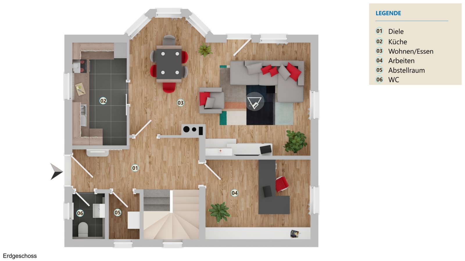 VERKAUFT-Wohnen in seiner schönsten Form - Modernes Einfamilienhaus mit Traumgarten