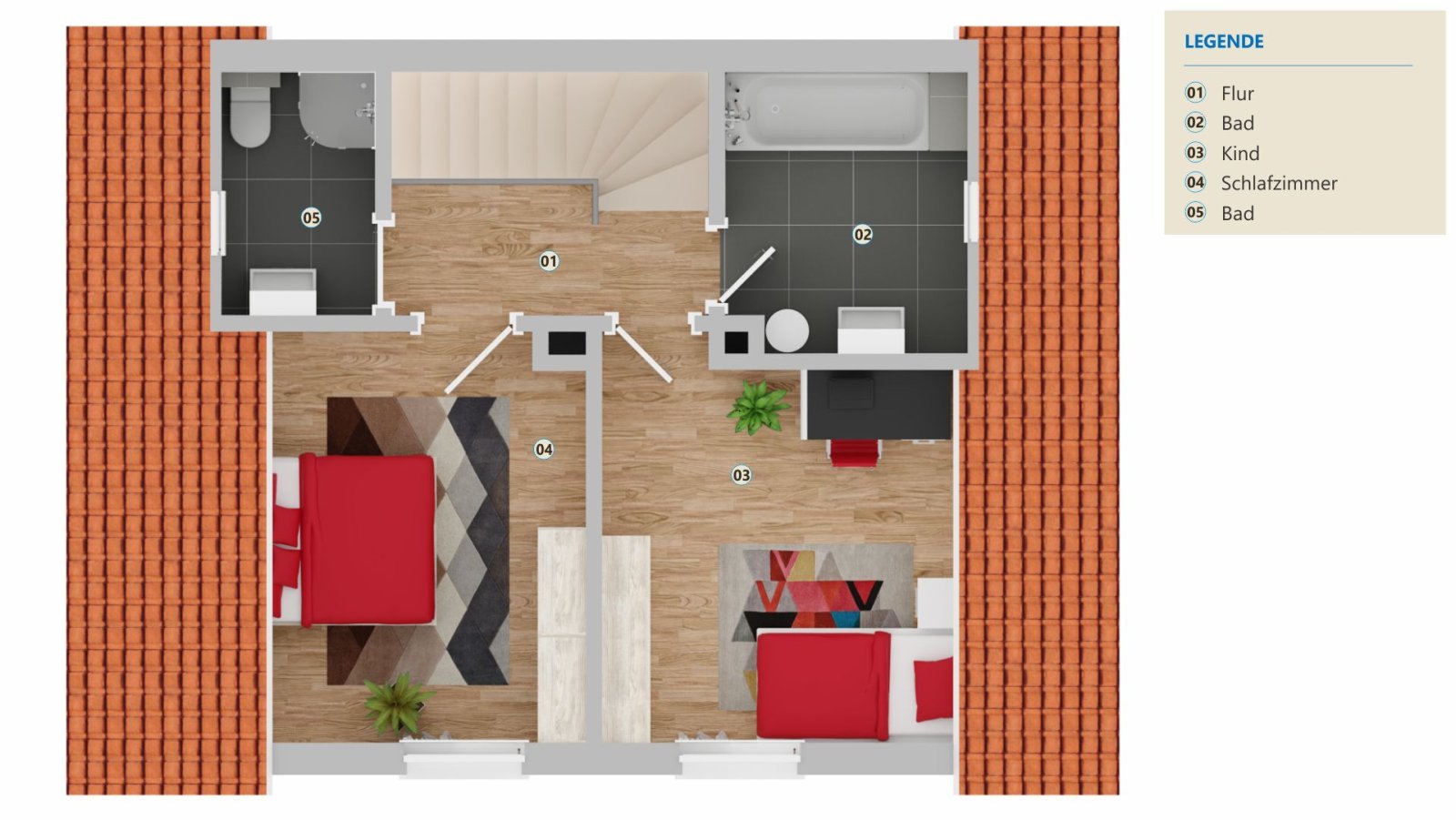 Harmonische Doppelhaushälfte mit Garage und Garten in Zentrumsnähe!