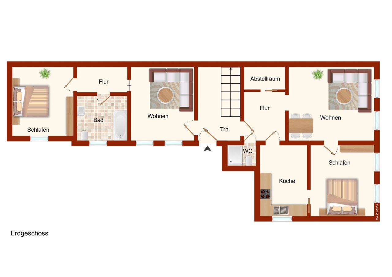 Grundriss Erdgeschoss