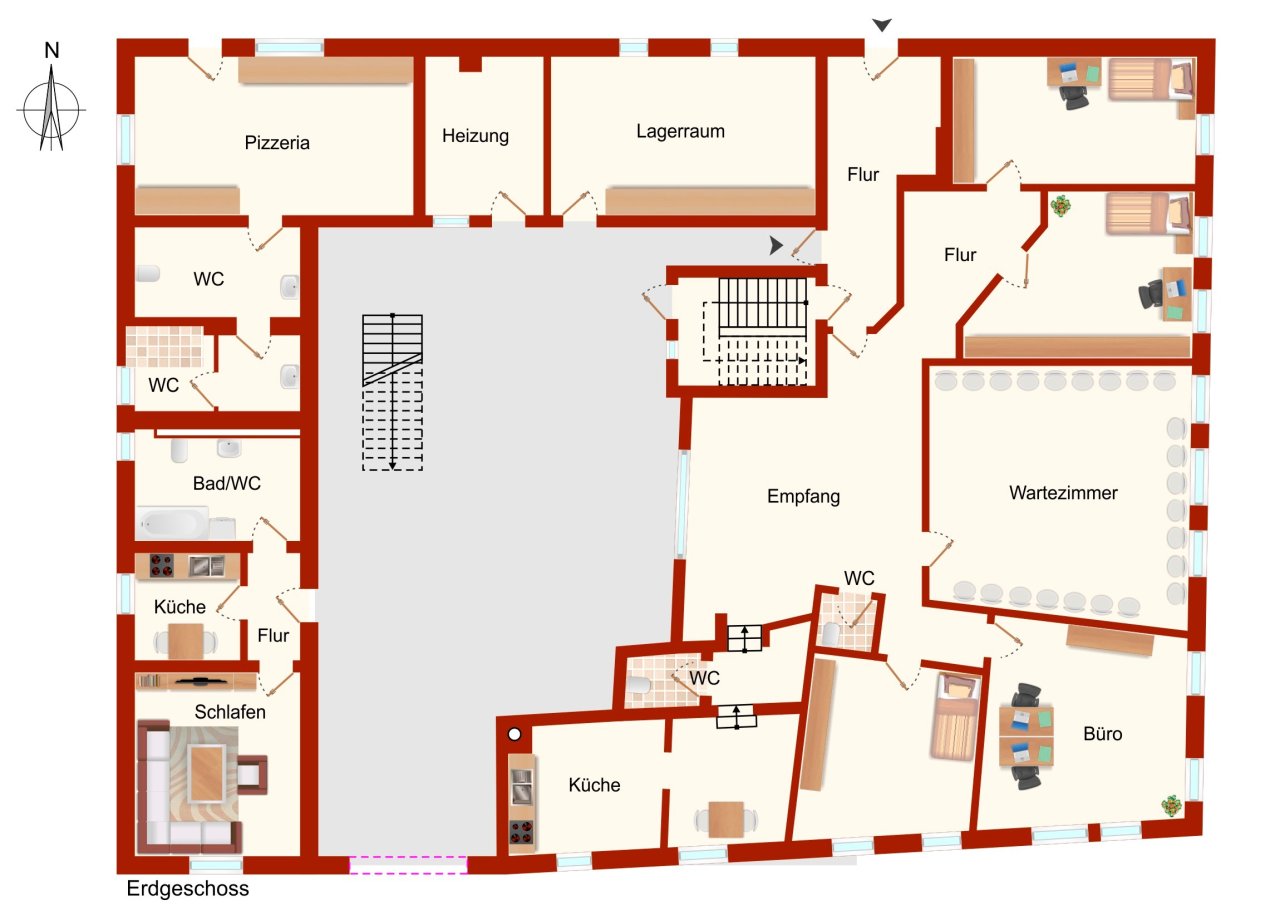 Grundriss Erdgeschoss