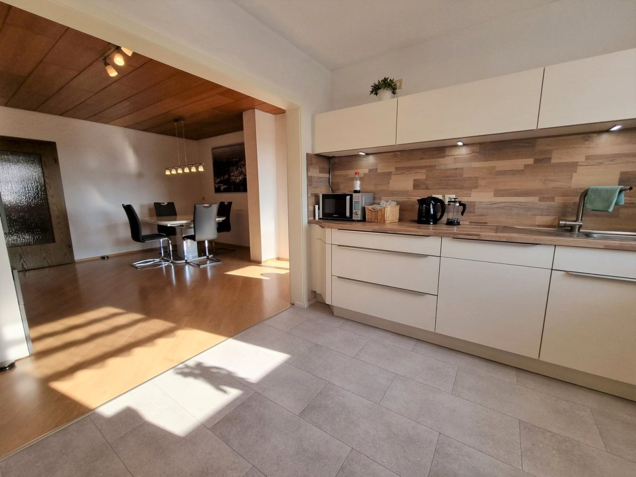 Blick aus der Küche