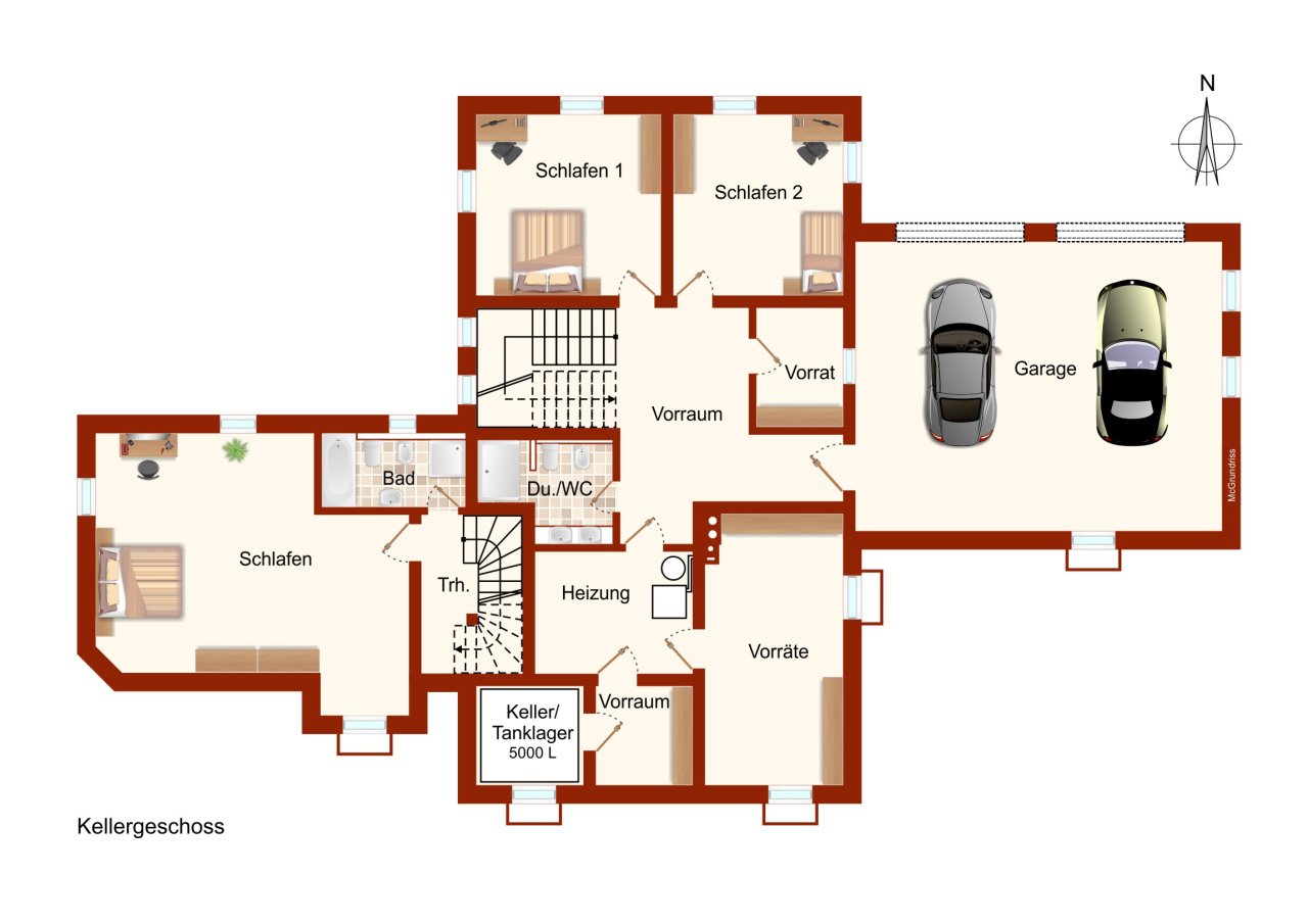 Grundriss Kellergeschoss