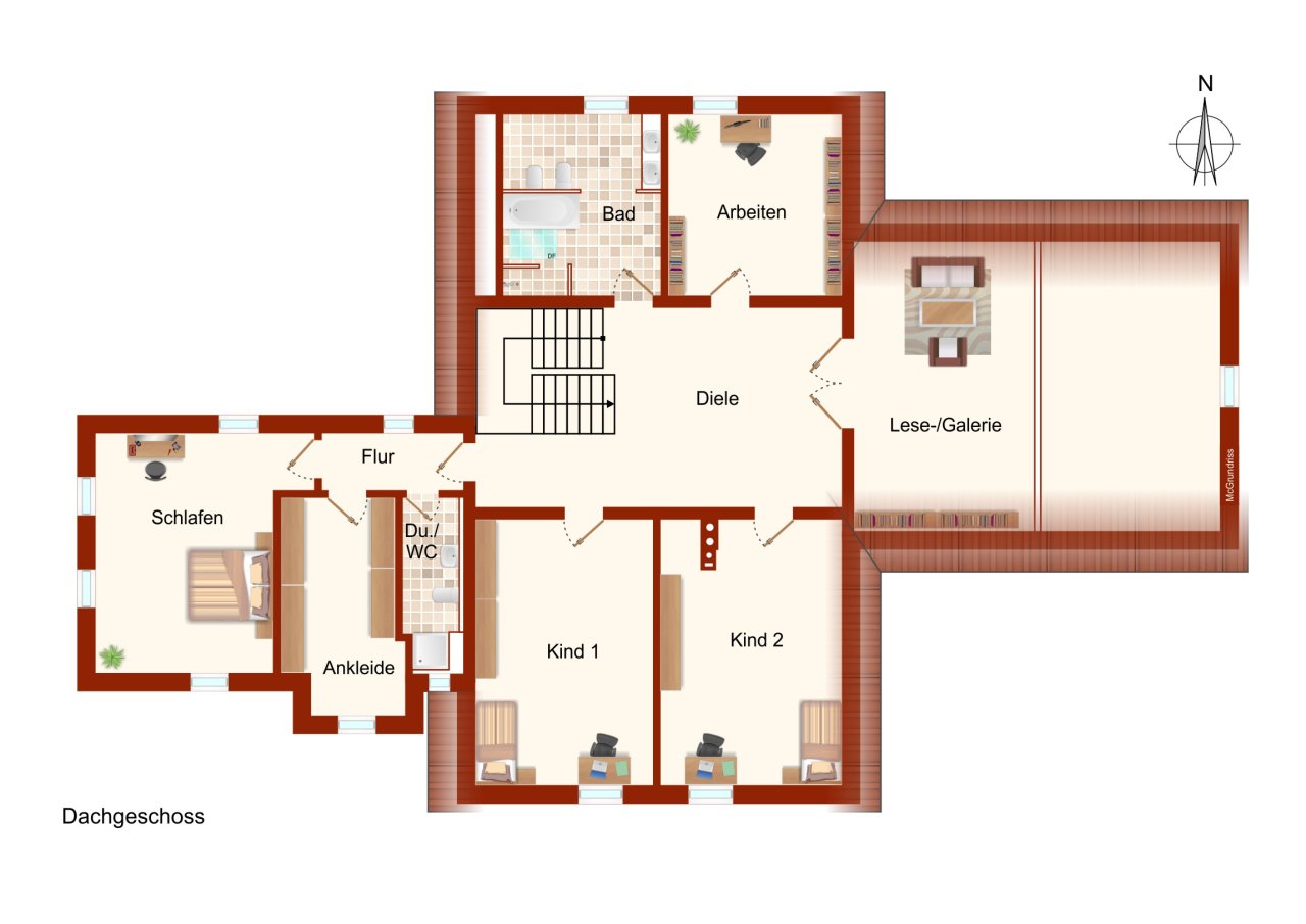 Grundriss Dachgeschoss