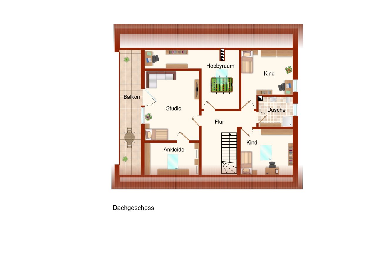 Grundriss Dachgechoss