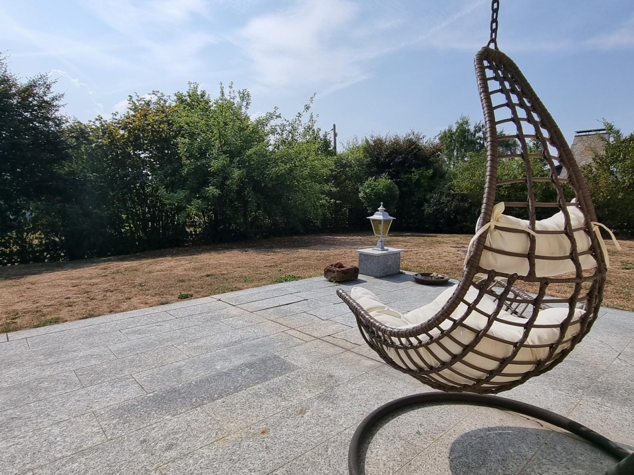 Terrasse mit Blick ins Grüne