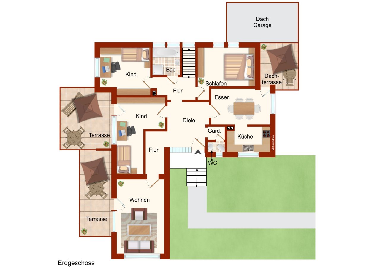 Grundriss Erdgeschoss