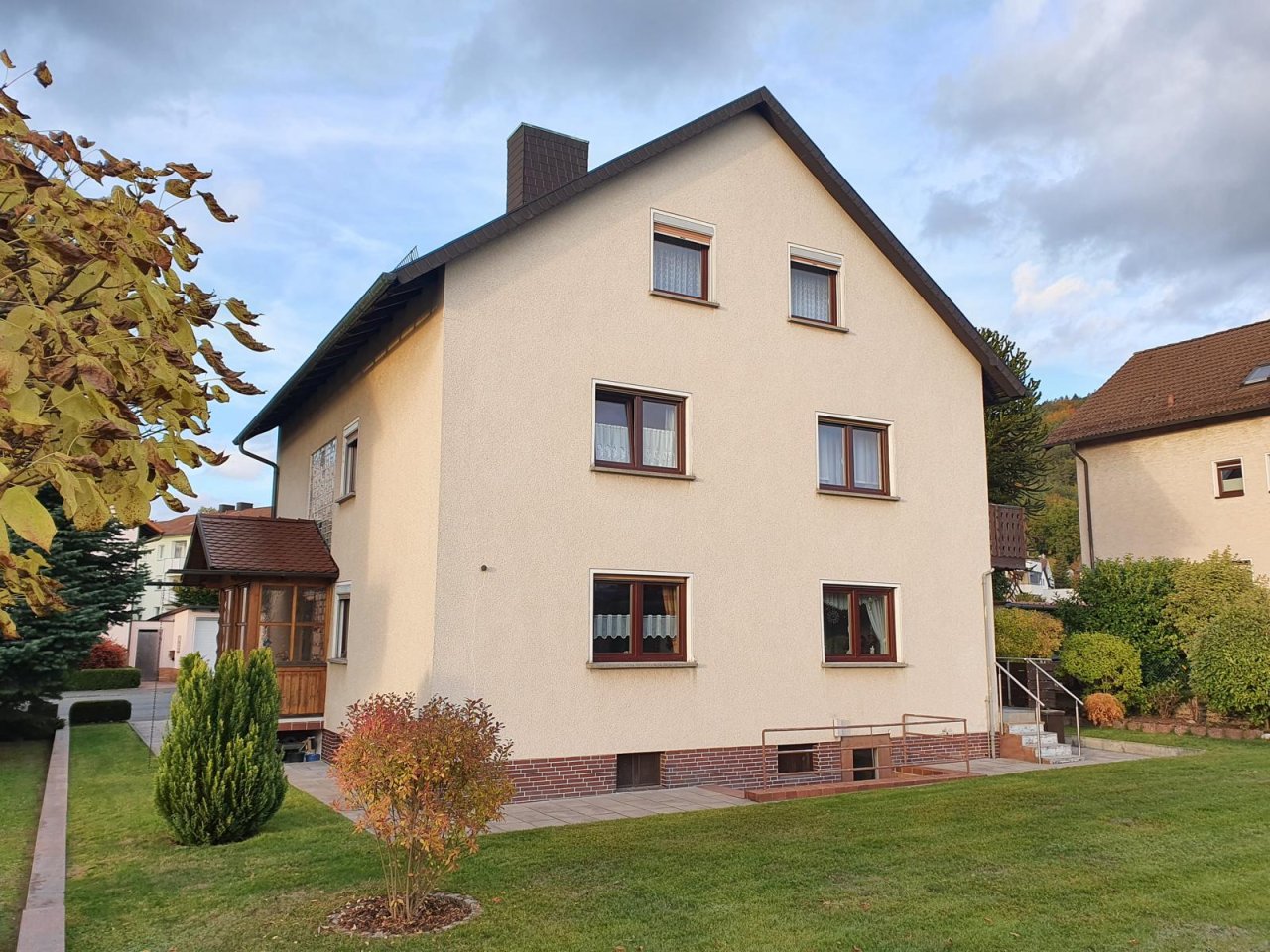 Gartenansicht des Hauses