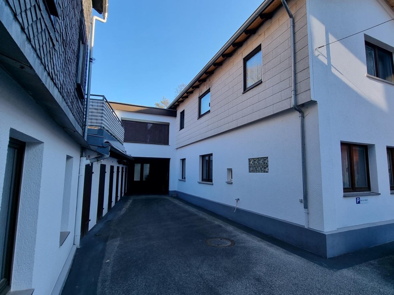 Innenhof Einfamilienhaus