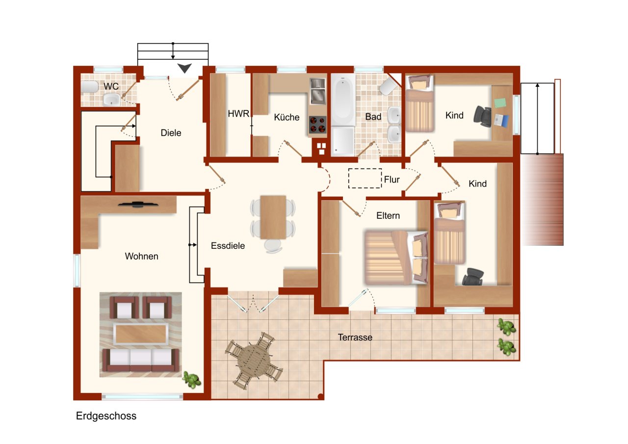 Grundriss Erdgeschoss