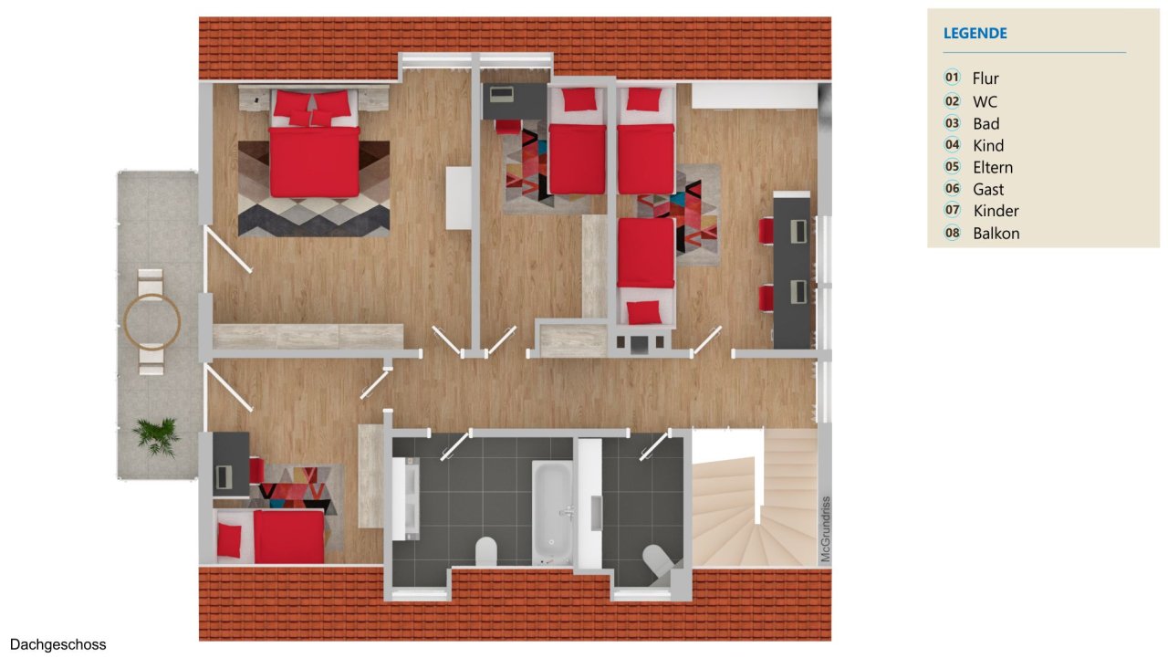 Grundriss Dachgeschoss