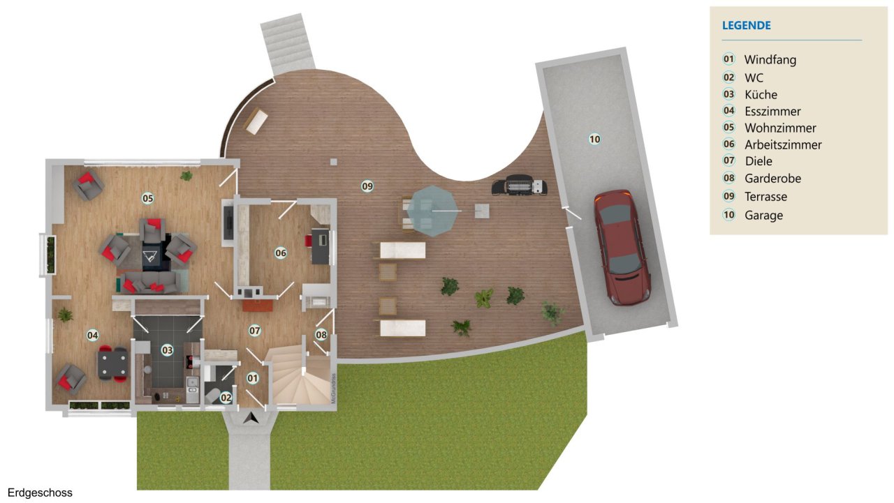 Grundriss Erdgeschoss