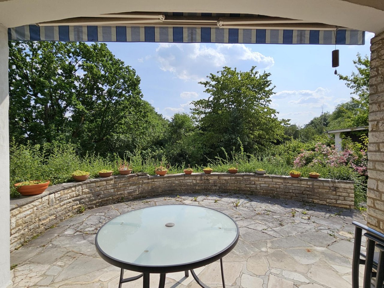 Ausblick von der Terrasse