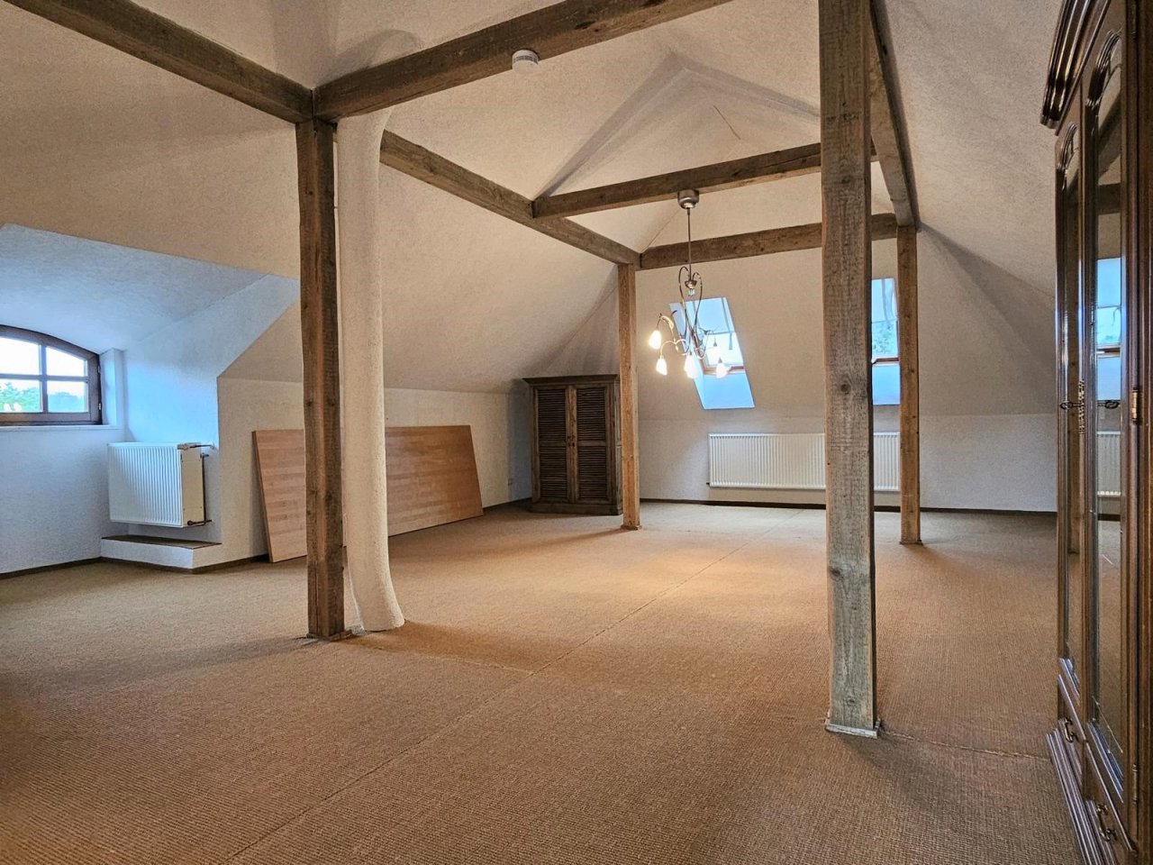 Ausgebautes Dachstudio