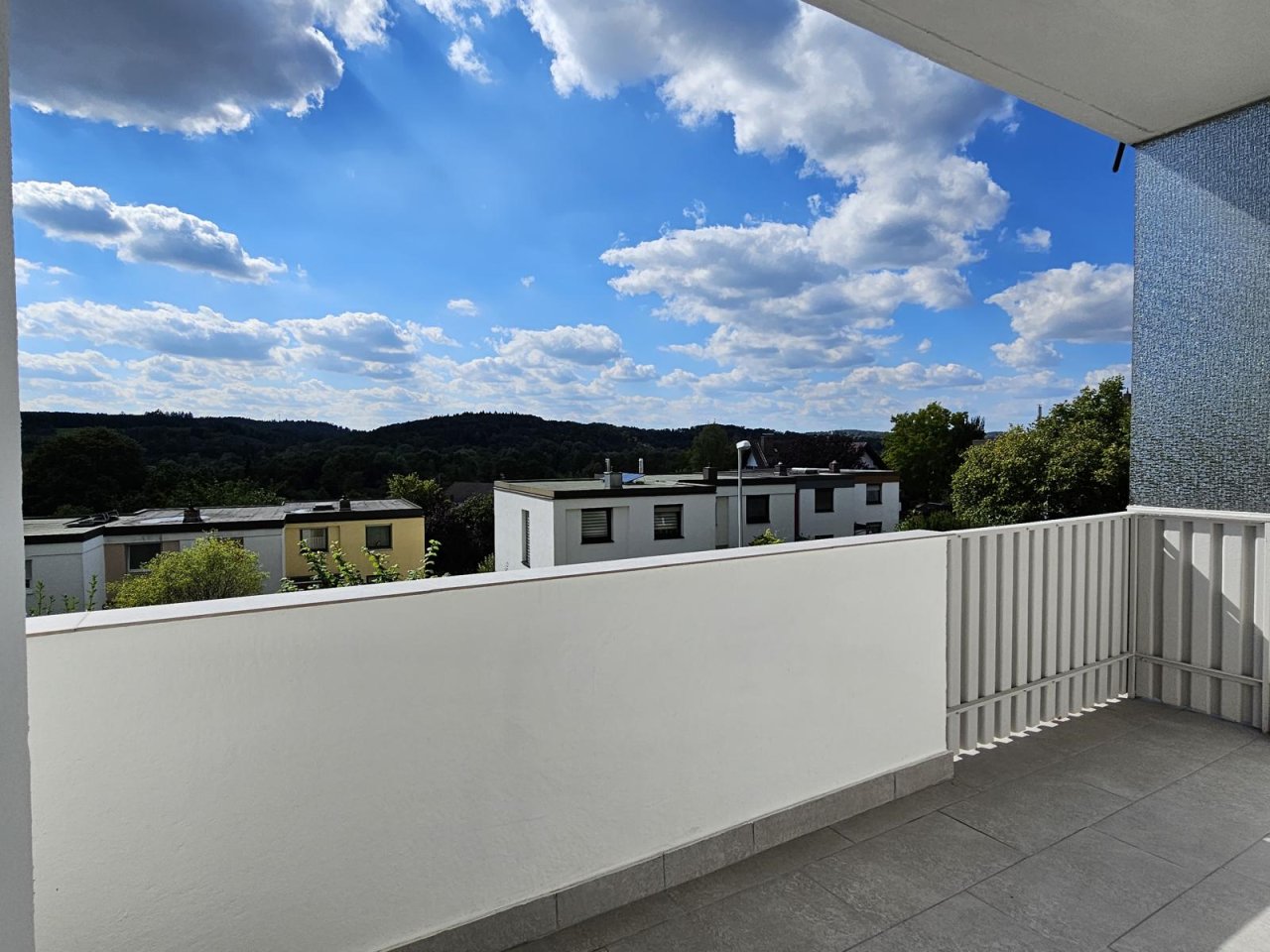 Balkon mit tollem Fernblick