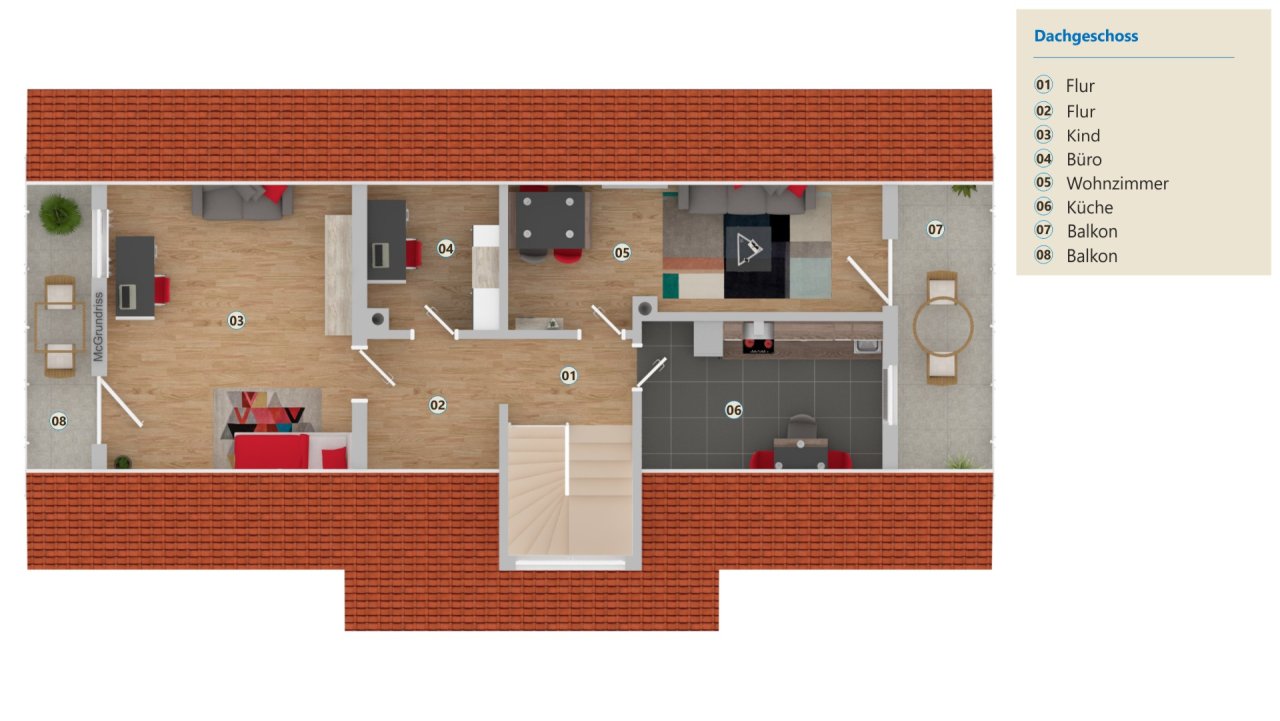 Grundriss Dachgeschoss