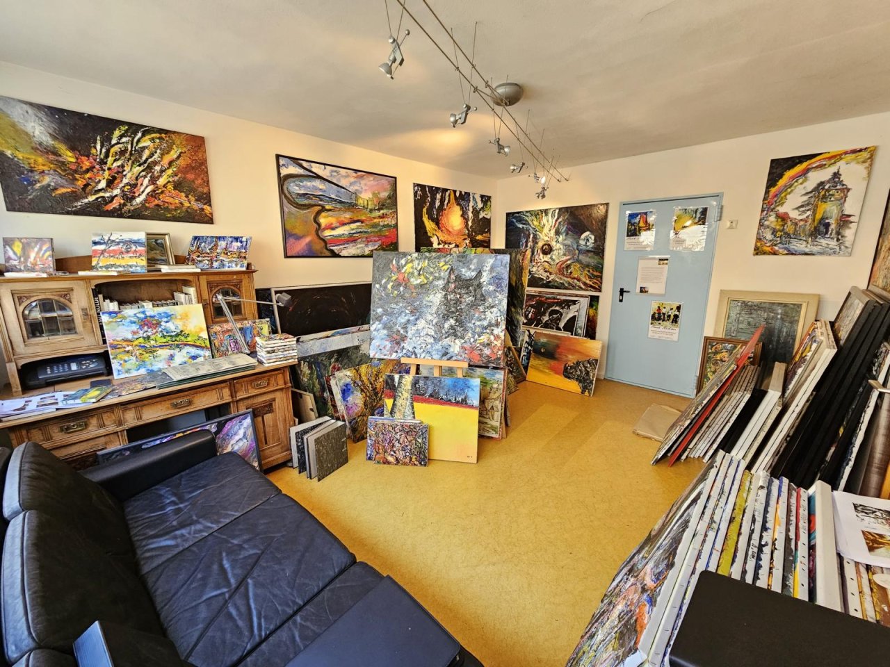 Atelier im Erdgeschoss