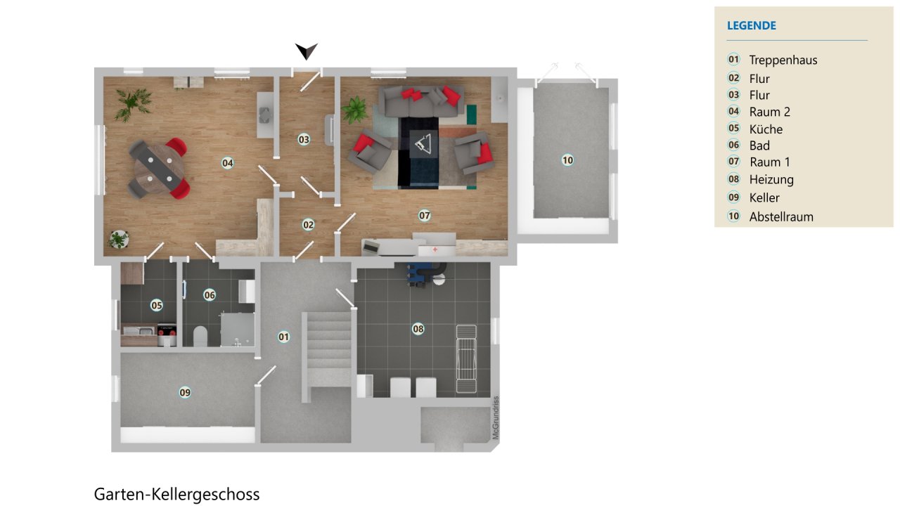 Garten-Kellergeschoss