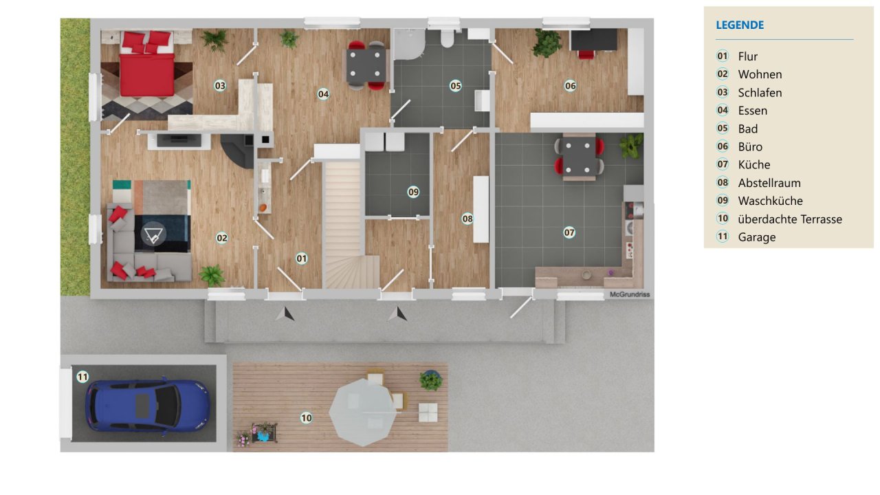 Grundriss Erdgeschoss