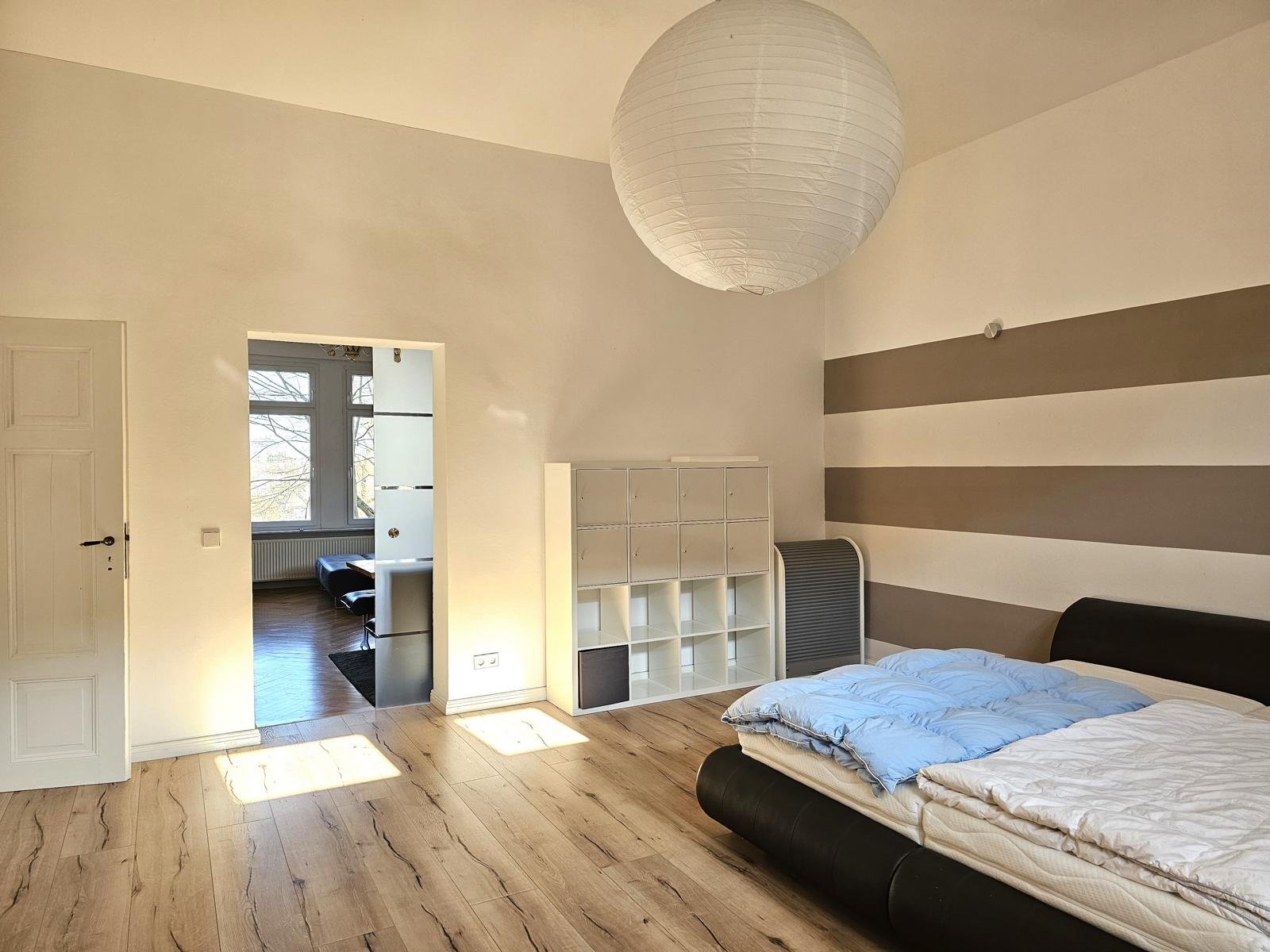 Blick aus dem Schlafbereich