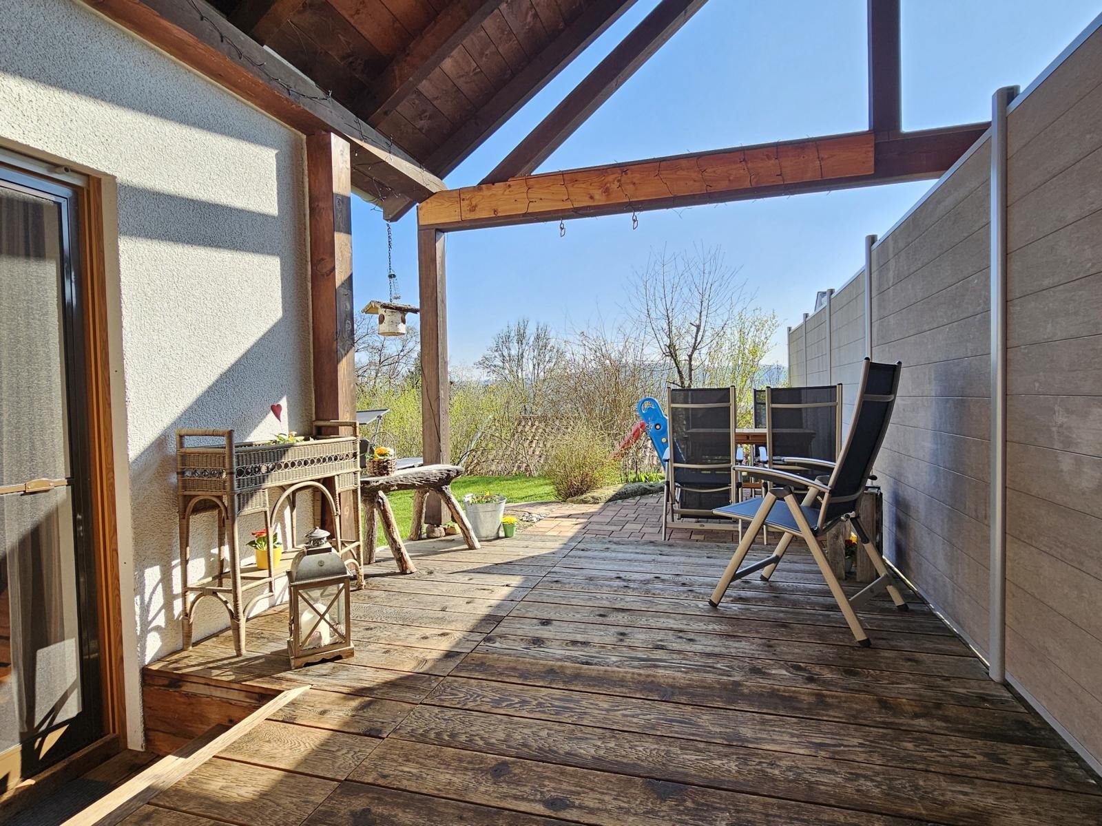Überdachte Terrasse