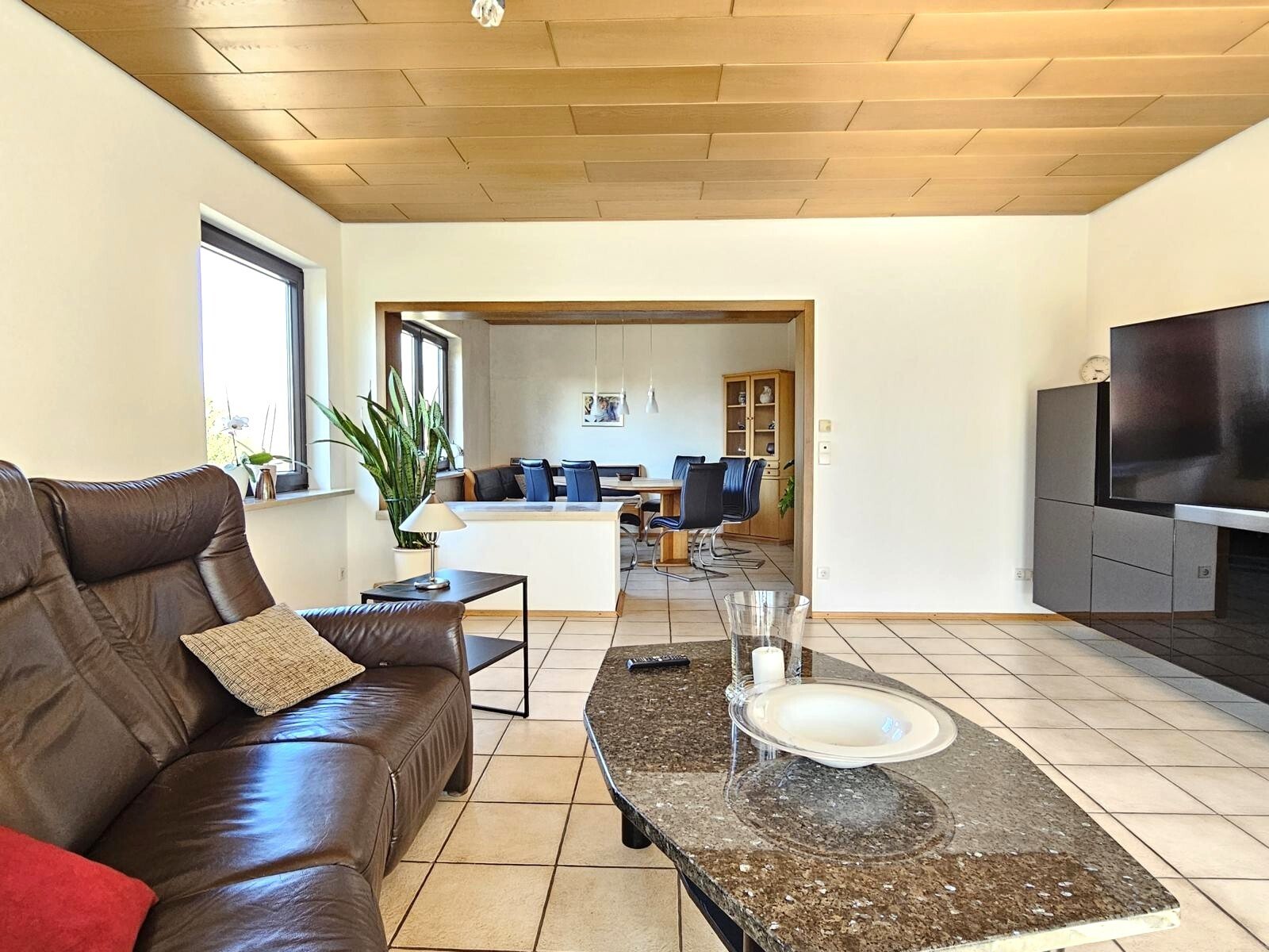 Blick vom Wohnbereich