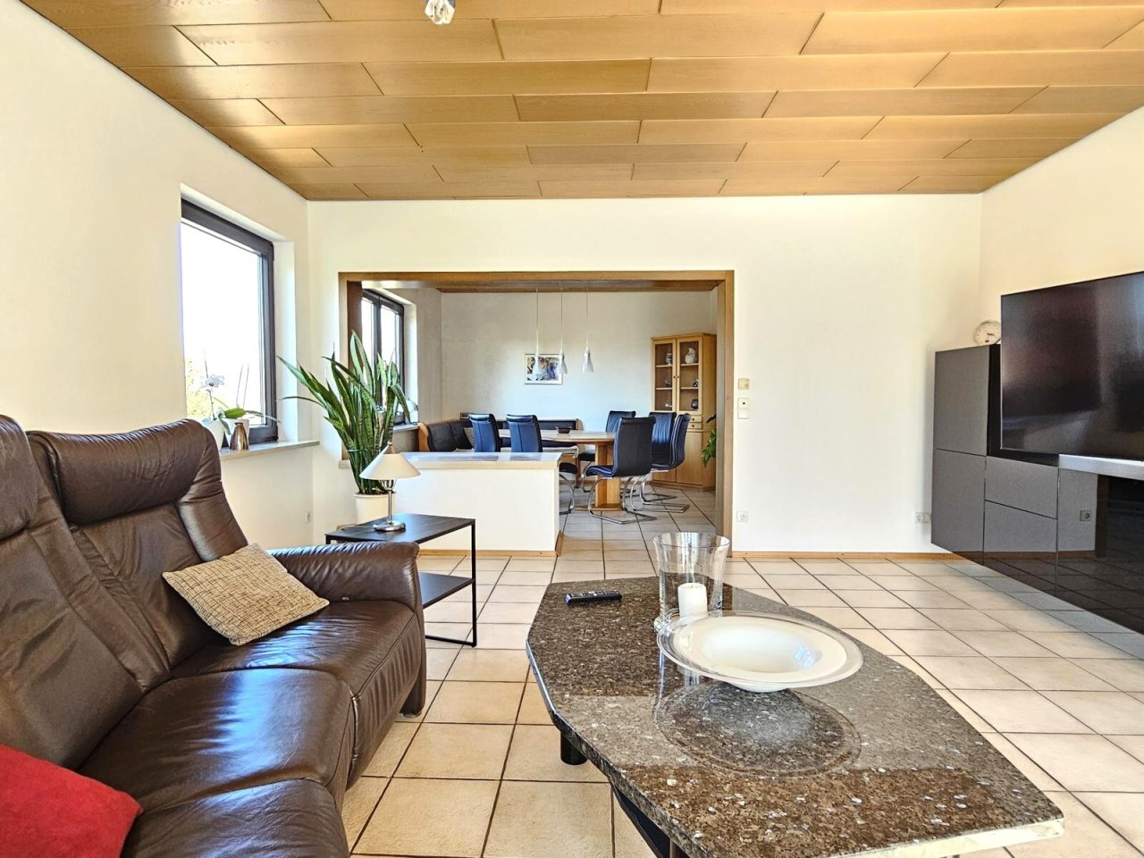 Blick vom Wohnbereich