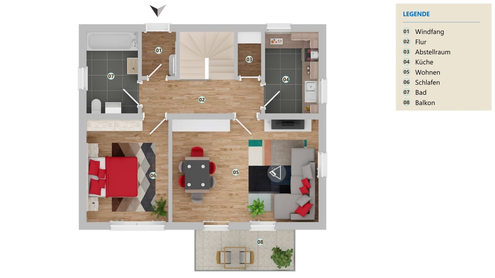 Grundriss Erdgeschoss