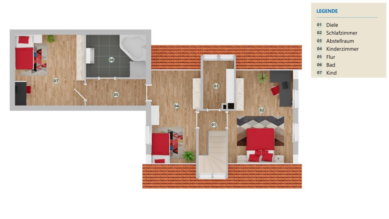 Grundriss Dachgeschoss