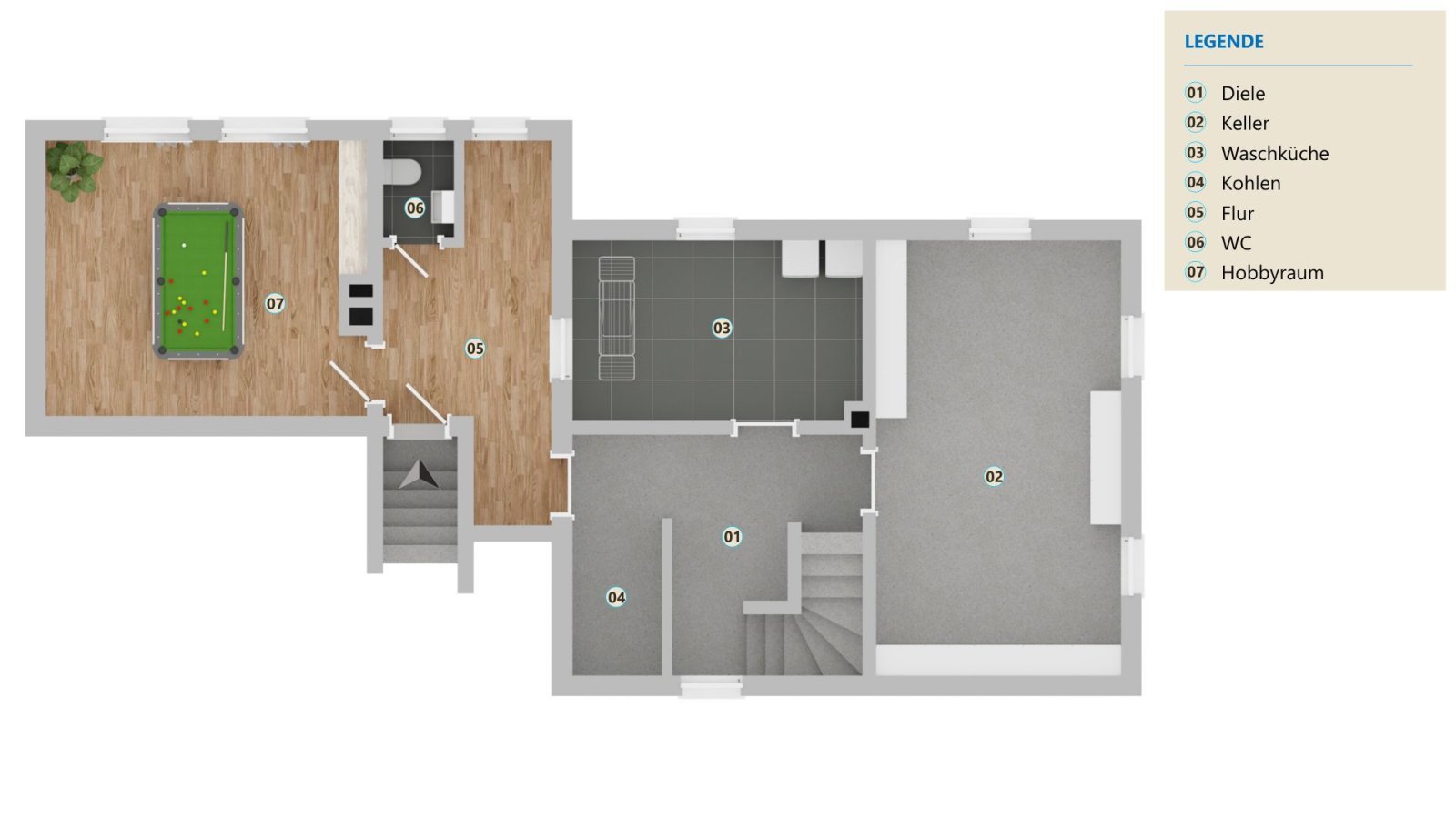 Grundriss Kellergeschoss