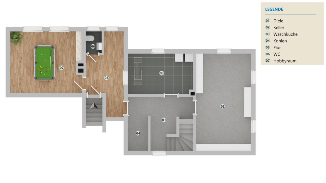 Grundriss Kellergeschoss