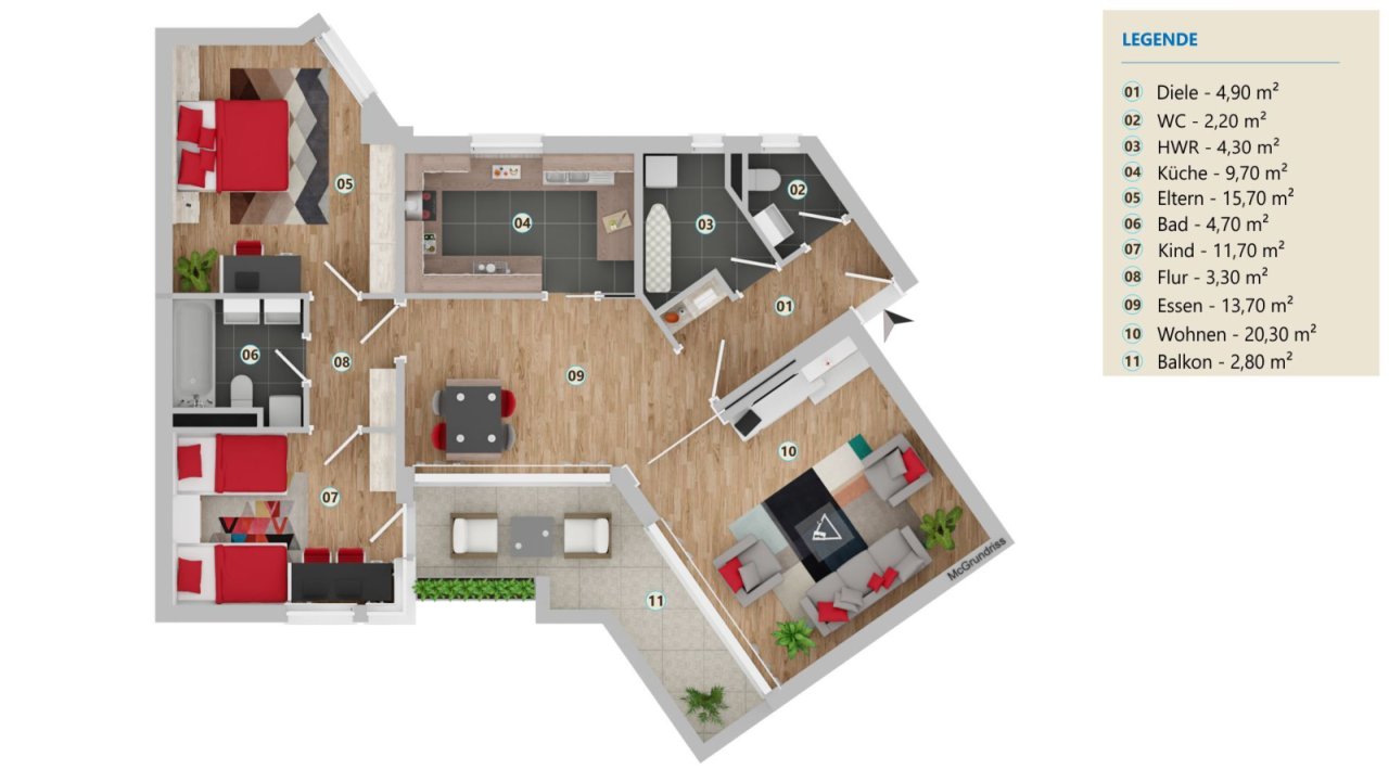 Grundriss Erdgeschoss